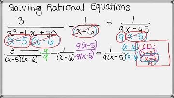 Solving Rational Equations 3