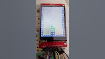 Tetris game made by STM32 microcontroller.