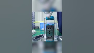 Assembly process of in-line rail module slider and base. #automation #maker #assembly