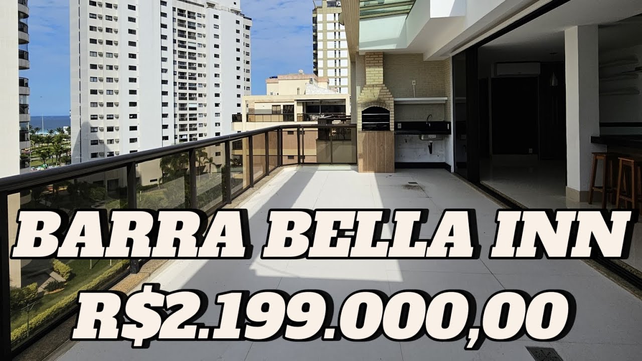 COBERTURA DUPLEX A VENDA A 5 MIN DA PRAIA DA BARRA NO POSTO 6 - BARRA BELLA INN (REFORMADA 💎) 