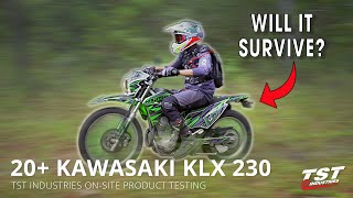 Behind the Scenes: 2020+ Kawasaki KLX 230 Product Testing by TST Industries screenshot 5