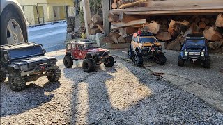 Stairway Challenge part 1 mit Traxxas TRX4, Absima Sherpa und Modster Predator