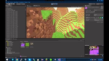 Unity3D infinite voxel world generating v2.0