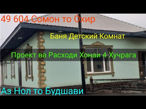 Проек ва Расходи Хонаи 4 Хучрага аз Нол то Будшави
