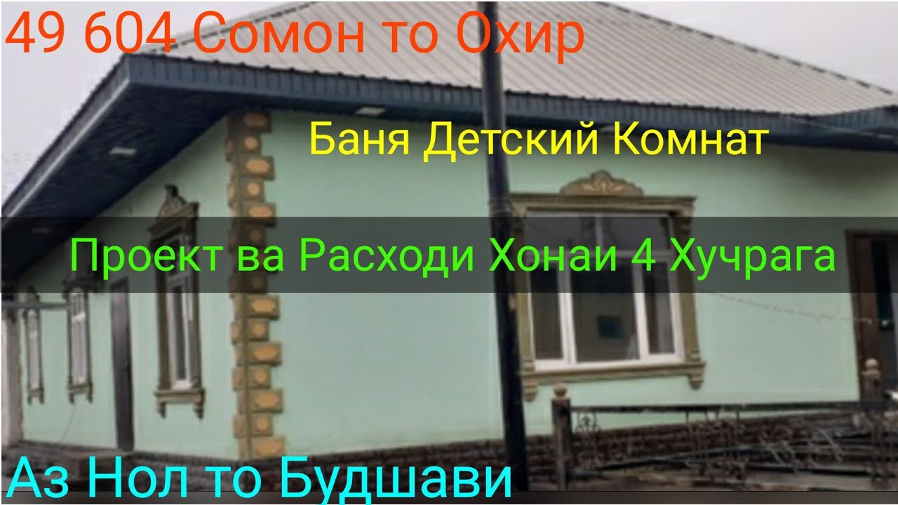 Схема хона дар точикистон