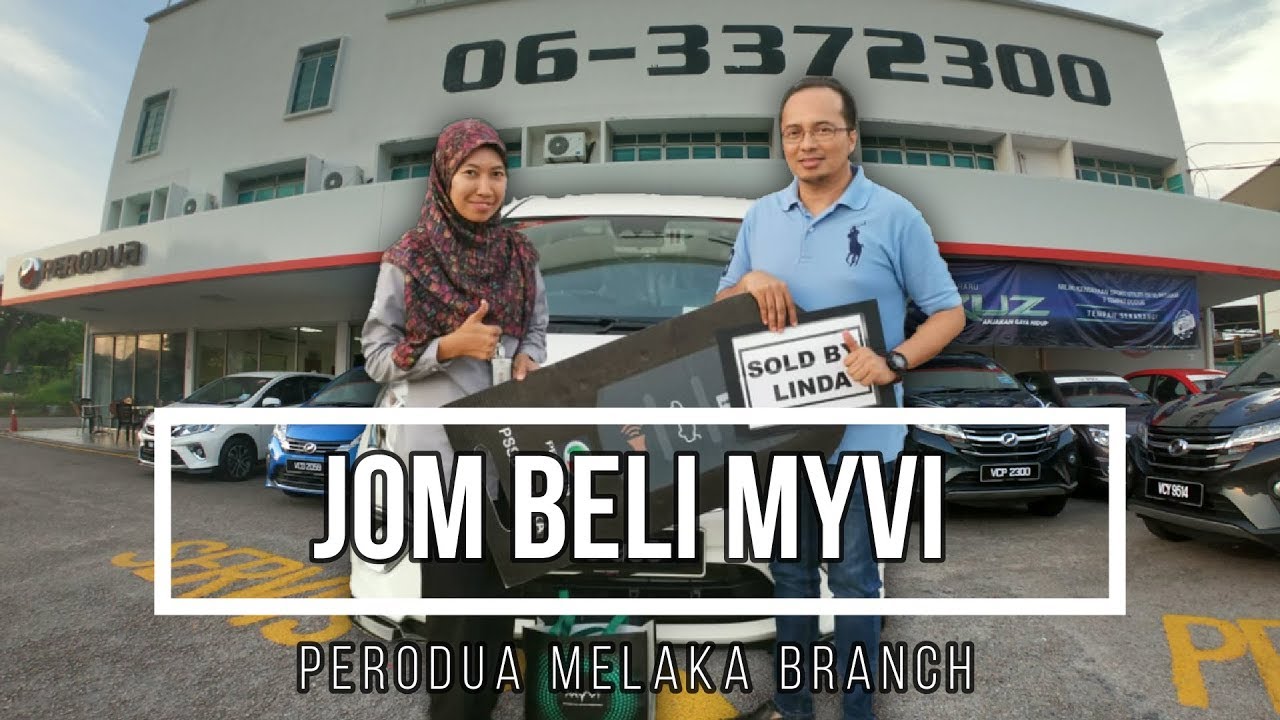 Vlog serahan kereta di showroom Perodua Bachang Melaka # 