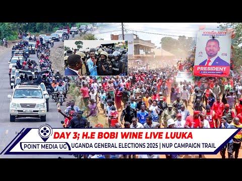 LIVE H E BOBI WINE LUUKA EKUTTE OMULIRO AMAJJE GA M7 TEGAMUSOBOLA DAY 3 CAMPAIGN 01st 10 25 