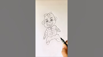 How to Draw Zelle from Sid the Science Kid animation step by step | #shorts