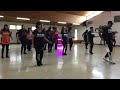 Swagg angel line dance quick demo taught at 2022 motown march madness