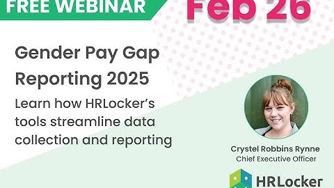 Gender Pay Gap Reporting with HRLocker 2025