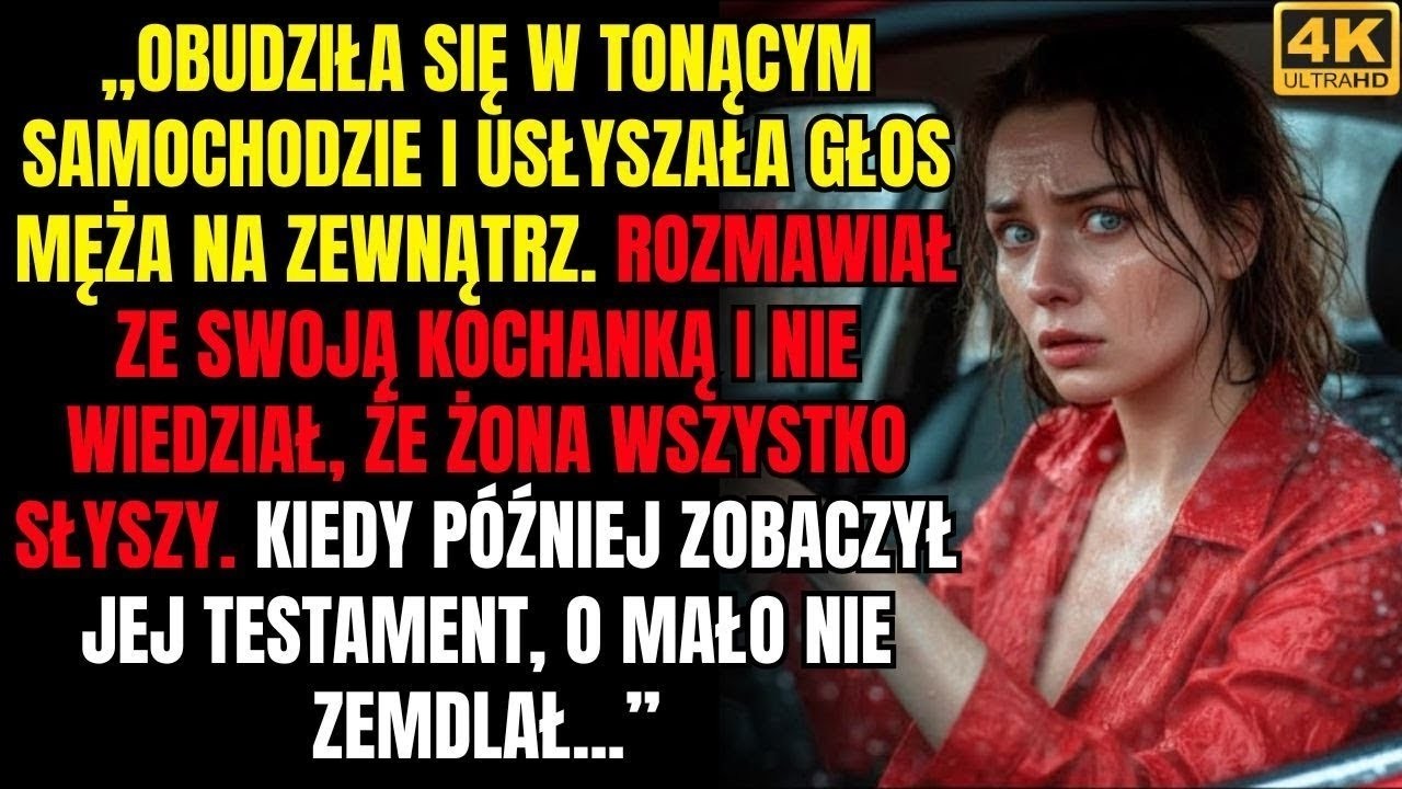 „Mąż zepchnął ją do rzeki i czekał  Nie wiedział, że słyszy każde słowo   ”