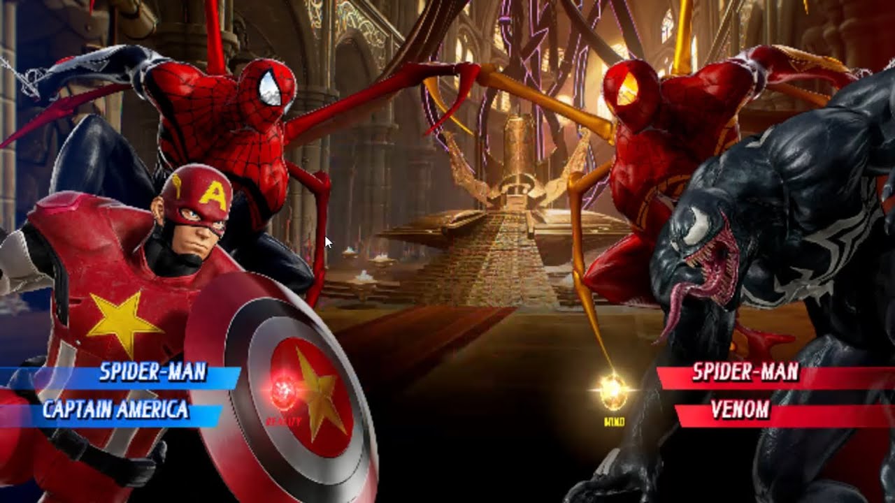 ⑧　MARVEL  SPIDER MAN AND CAPTAIN AMERICA CAPTAIN AMERICA VS SPIDER-MAN PS4 - EPIC SUPERHEROES BATTLE