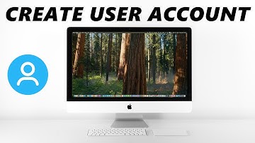 How To Create New User Account On Mac