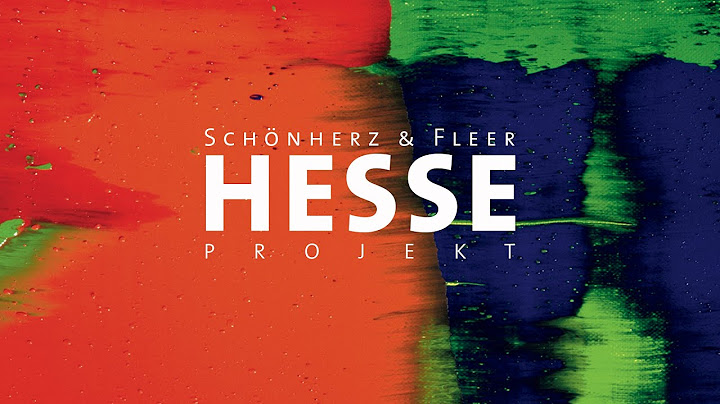 HESSE PROJEKT - Schönherz und Fleer  "Verliebt in die verrückte Welt" (Official Trailer)