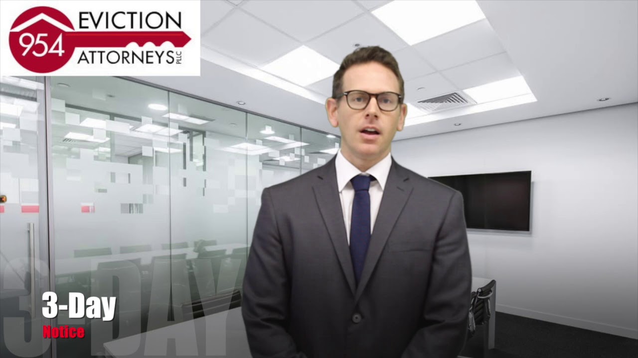 Lake Worth Evictions Lawyers 3 Day Notice YouTube