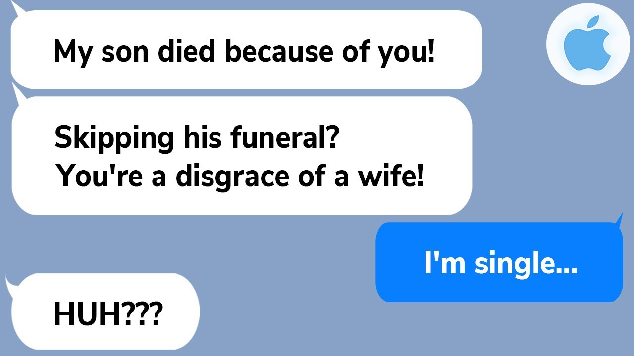 【Apple】Моя свекровь сердито написала мне: «Что это за жена, которая пропускает похороны моего сын...