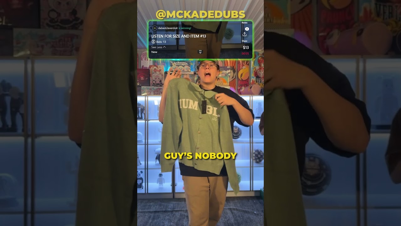 Live Auction "Always Stay Humble And Kind Sweater" #whatnot #reselling #liveauction