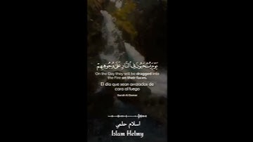 (( إن المجرمين فى ضلال و سعر ...)). من سورة القمر. تراويح رمضان ٢٠٢٢/١٤٤٣.