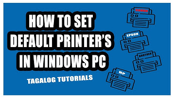 Paano Mag SET ng Default Printer sa Windows 10 | Deasktop at Laptop