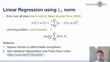 03 Linear Models - Machine Learning - Winter Term 20/21 - Freie Universität Berlin UPDATE