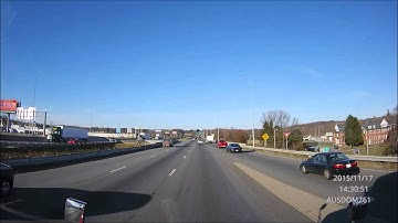 Ausdom A261 Dash cam from GearBest.com   Video samples,   Tractor trailer