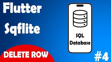 Sqflite Tutorial (Sqlite for Flutter) #4 - Delete Row
