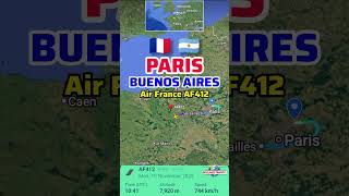 ✈️ Paris 🇫🇷 to Buenos Aires 🇦🇷 Flight | Air France AF412 | Airbus A350-941 Flight Experience 
