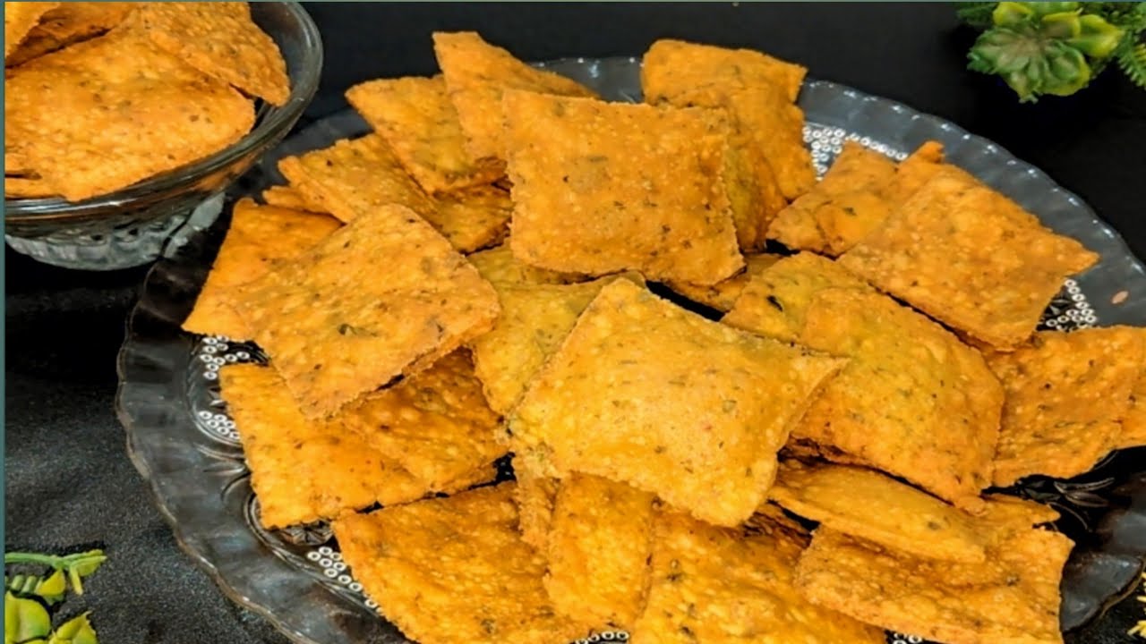 मात्र 1 कटोरी बेसन से बनाएं नमकीन खस्ता नाश्ता  100% CRISPY  नाश्ता 