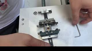 Tutorial N95 mask machine Shrapnel  replacement（弹片更换）1
