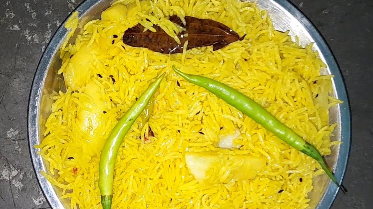 Jeera aloo rice recipe। jeera rice aloo kaise banate Hai YouTube