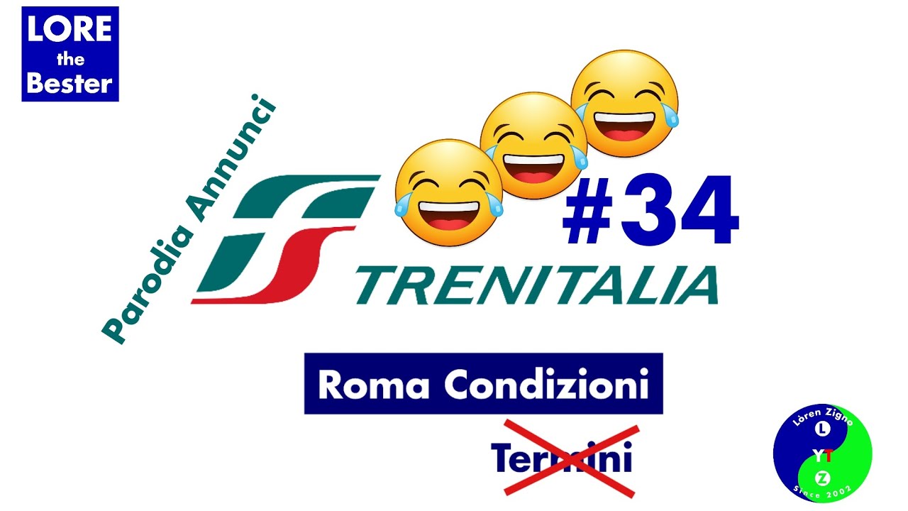 PARODIA ANNUNCI TRENITALIA #34 😂