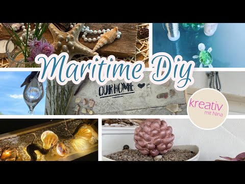 Maritime 7x DIY kostenlose Deko selber machen mit Muscheln 🐚 DIYs ...