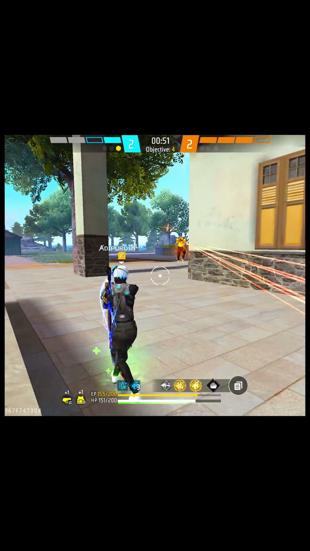 DESERT TOP 1 ? 1 V 4 LIKE HACKER #desert #freefire #freefirehighlights #1vs4