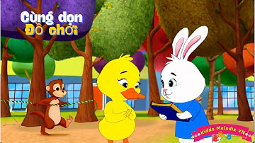 Bài Hát Vịt Và Thỏ Cùng Dọn Đồ Chơi - Nhạc Thiếu Nhi Vui Nhộn, Giáo Dục Trẻ Tự Lập| Kiddo Melodiz VN