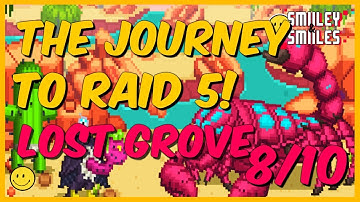 Bit heroes Zone 7 Flag 7: Lost Grove | Journey to Raid 5 | Gameplay