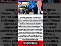 Trump's 'Weird As S**t' Oval Office Moment Totally Freaks Out Jon Stewart #shorts