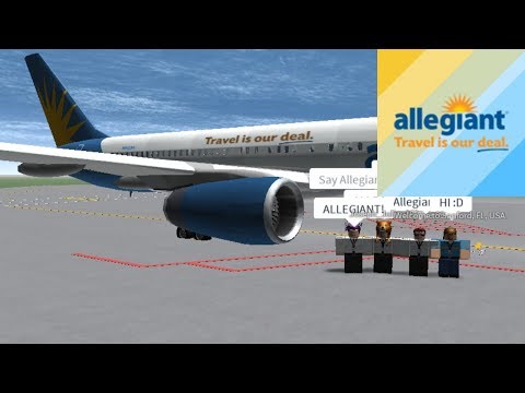 Captain Allegiant Air B752 Roblox Youtube - welcome aboard the flight roblox