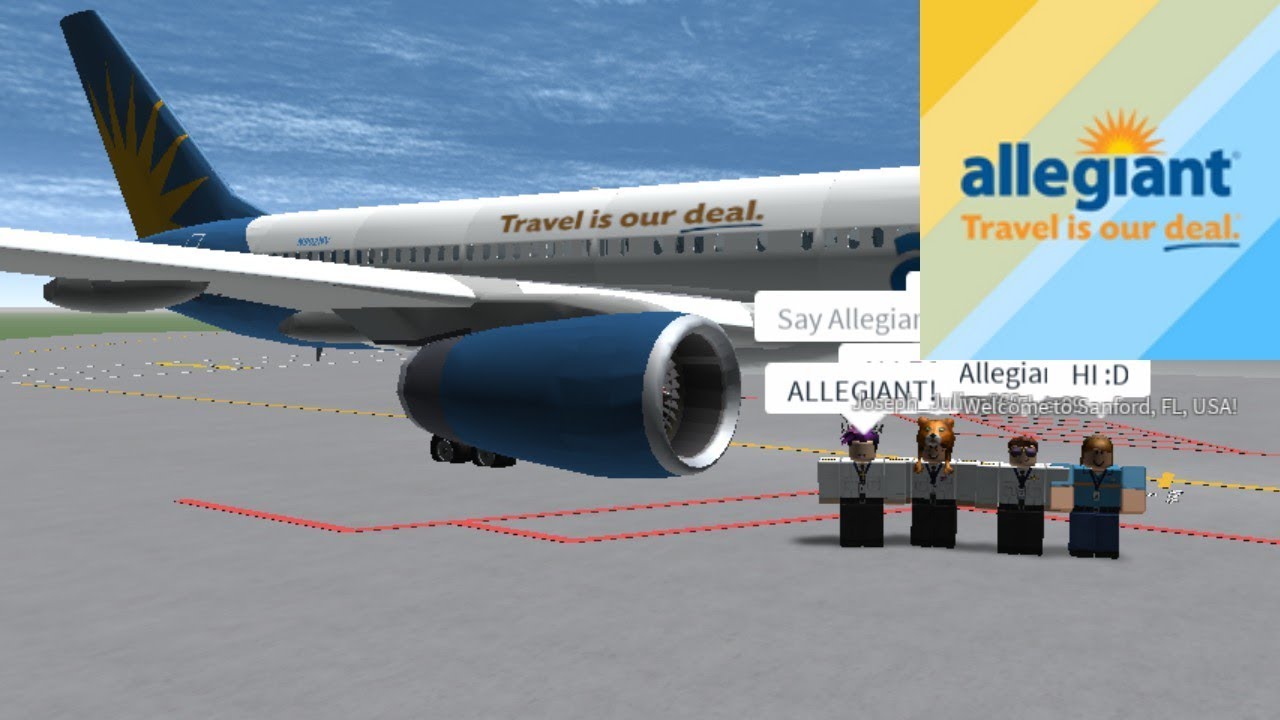 Captain Allegiant Air B752 Roblox Youtube - roblox allegiant air on twitter at roblox