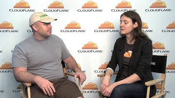 HostingCon 2012 - CloudFlare Conversation with Jared Ewy from name.com