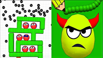 Draw to Smash Puzzle Game VS Hide Ball Brain Teaser Walkthrough Logic Puzzle Gameplay