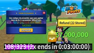 NOVOS CÓDIGOS +30 CÓDIGOS DE 2X XP BELI E RESET NO BLOX FRUITS 2026 - blox fruit codes