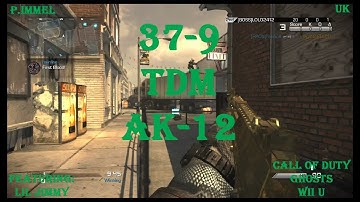37-9 TDM with AK-12 on Warhawk - [CoD Ghosts Wii U] WiiMote GP (UK) #1