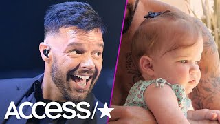 Ricky Martin Just Shared The First Photo Of His Baby Daughter and She's Even Cuter Than You Think