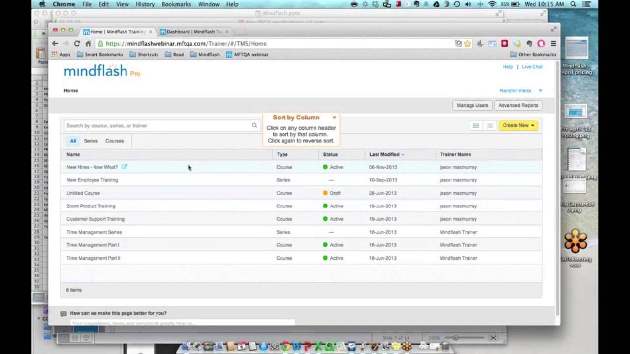 Mindflash New Homepage Tutorial YouTube