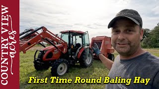 I just repaired the round baler this morning, hopefully it work good enough to bale hay.