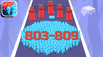 Count Masters - All Levels Gameplay ios (Level 803-809)