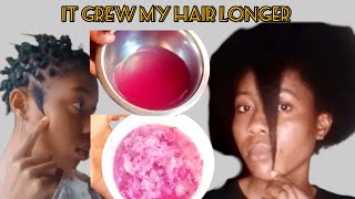 Use this TREATMENT to break your NATURAL hair growth PLATEAU. Grow LONG NATURAL 4c hair with THIS