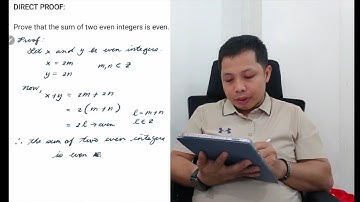 Direct Proof | Proving that the sum of two even integers is even