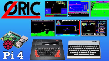 Raspberry Pi 4 unofficial Retropie, ORIC 1 Games Test
