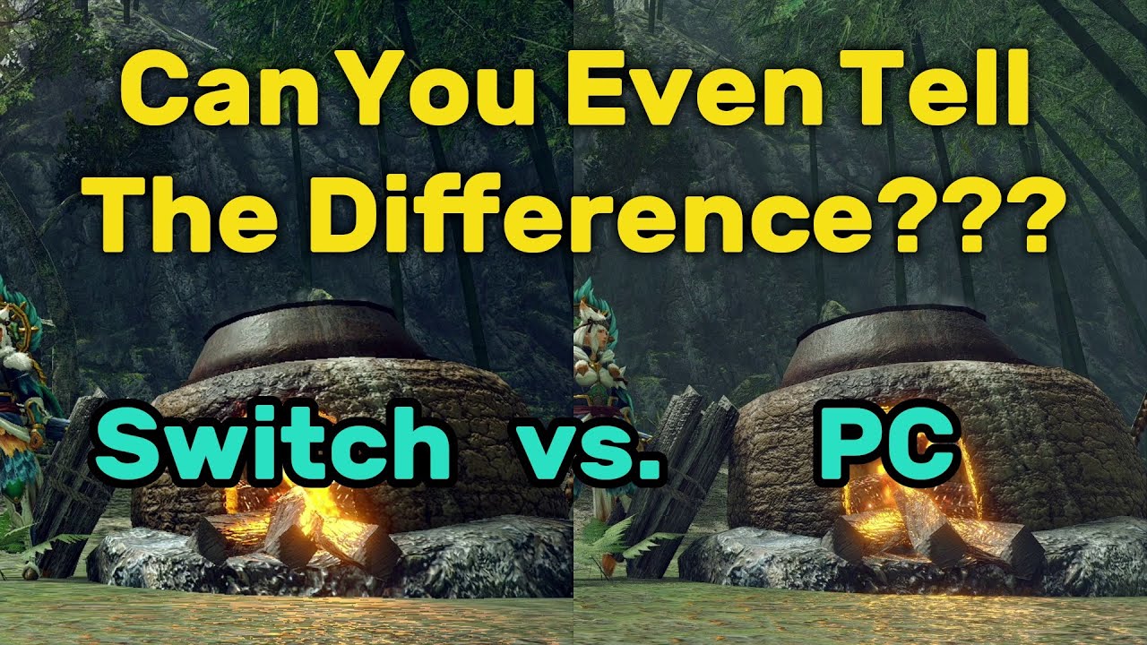 Monster Hunter Rise PC vs Switch Comparison Highlights Massive